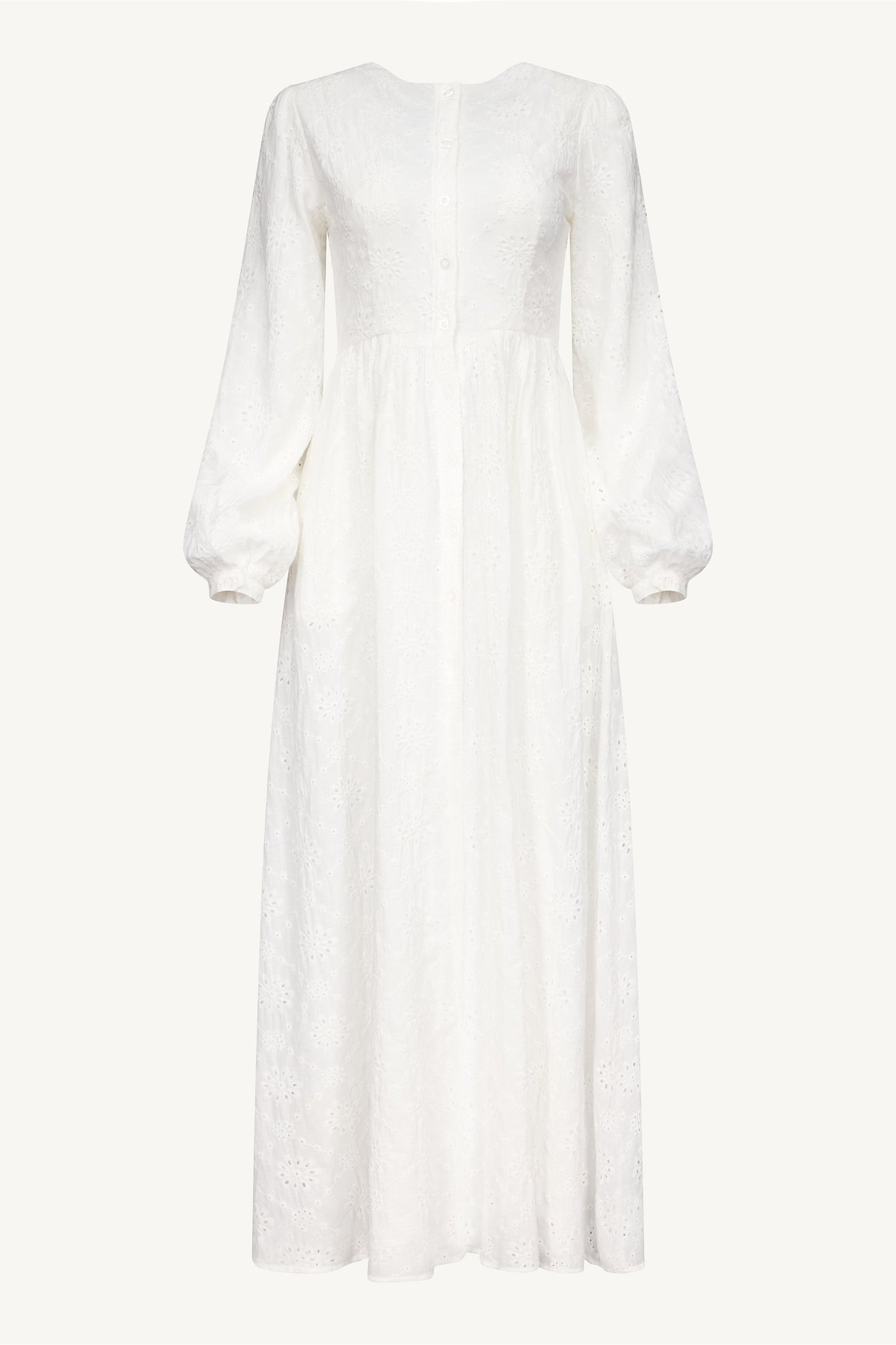 Cotton Eyelet Maxi Dress