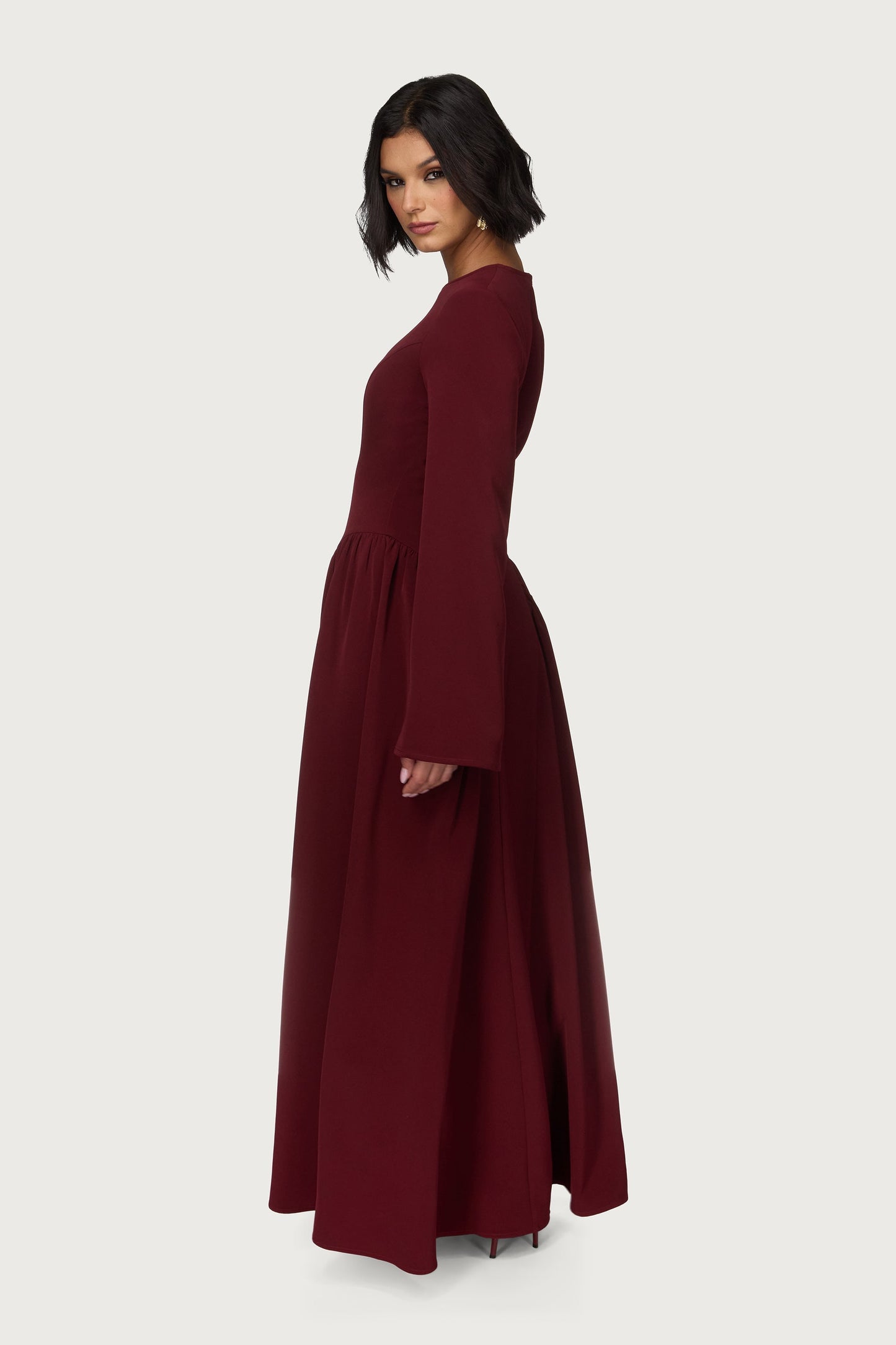 Kendall Maxi Dress - Cherry Lacquer