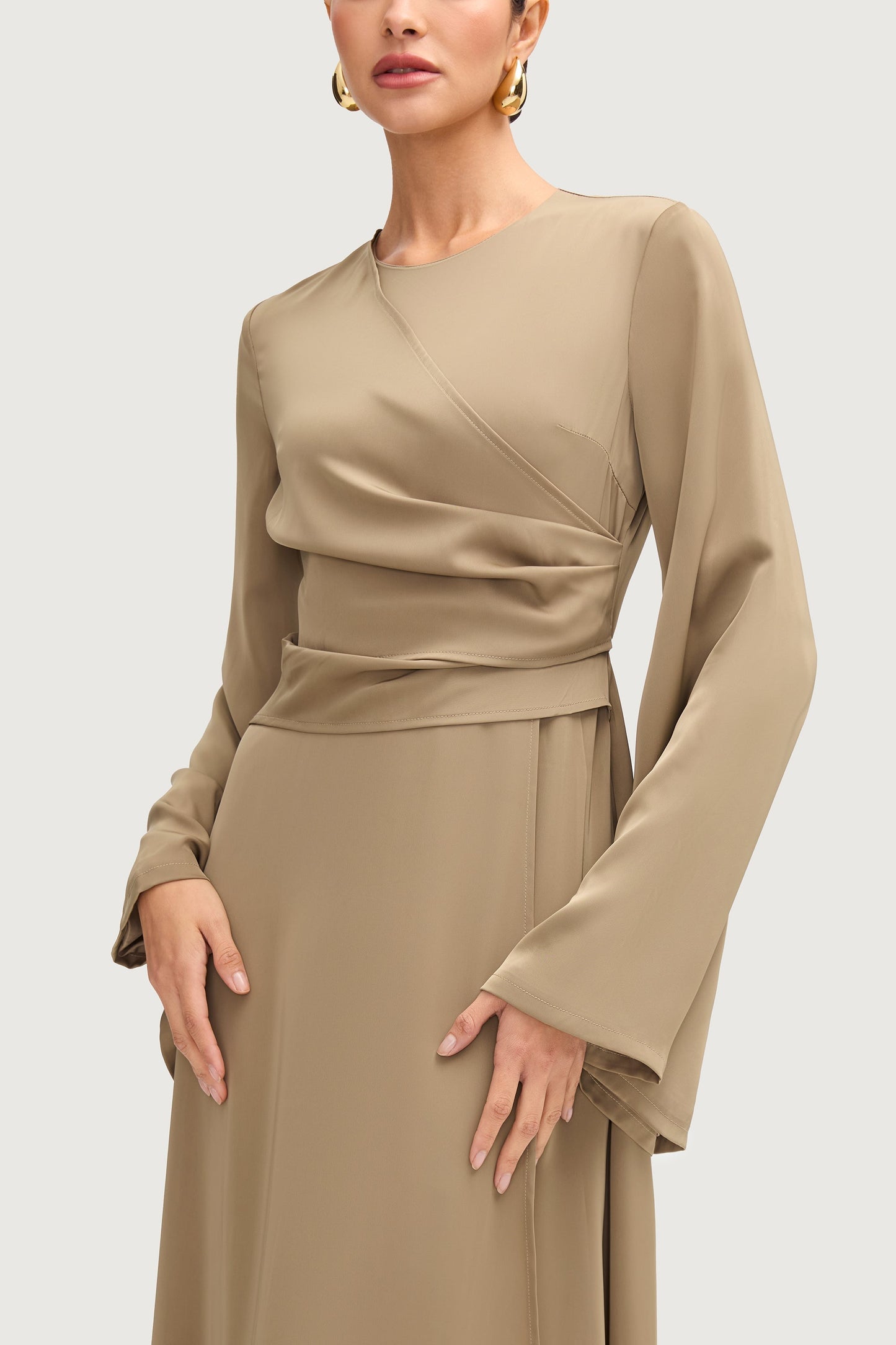 Suhayla Maxi Dress - Dried Sage