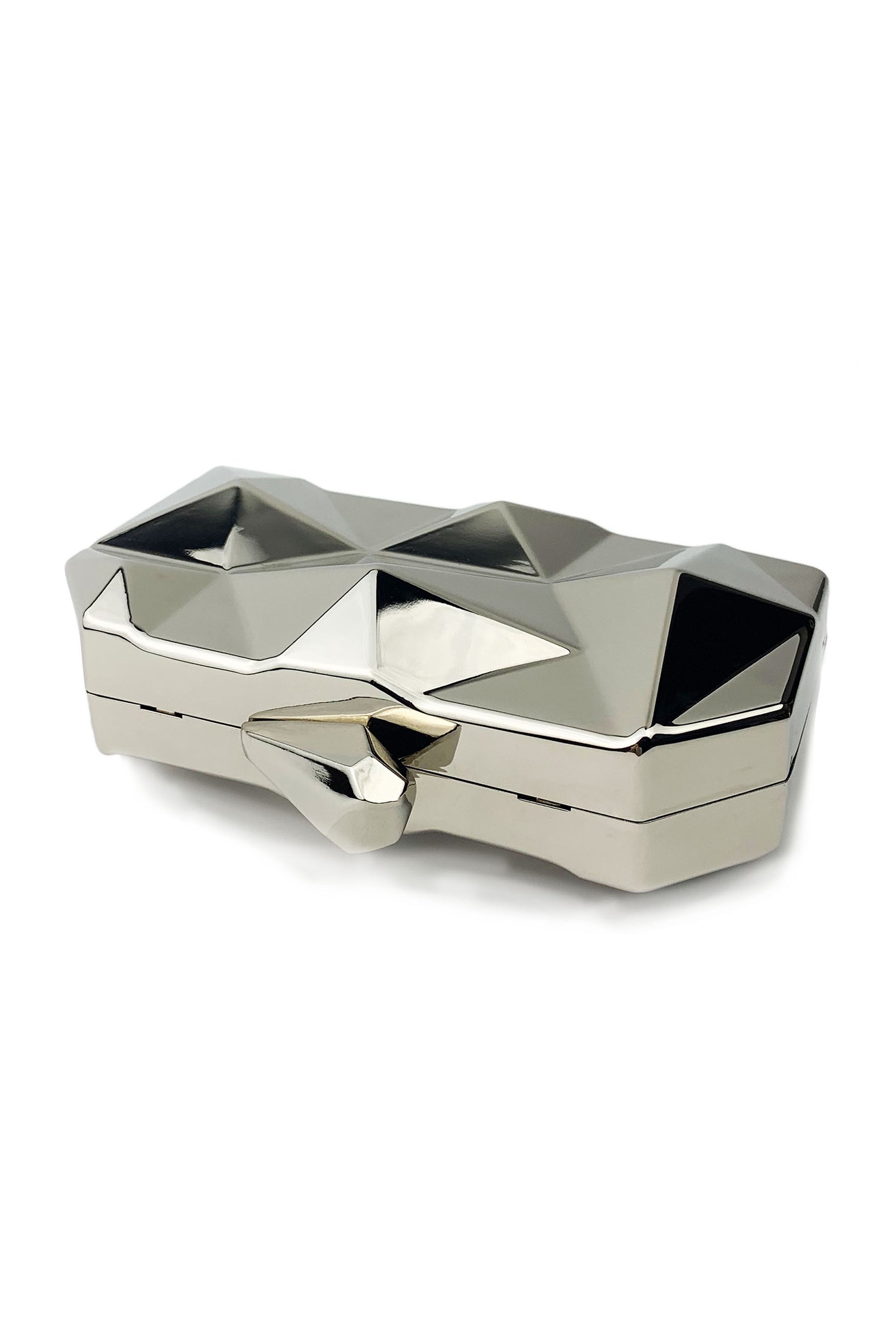 Ada Geometry Glossy Clutch	