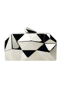 Ada Geometry Glossy Clutch	