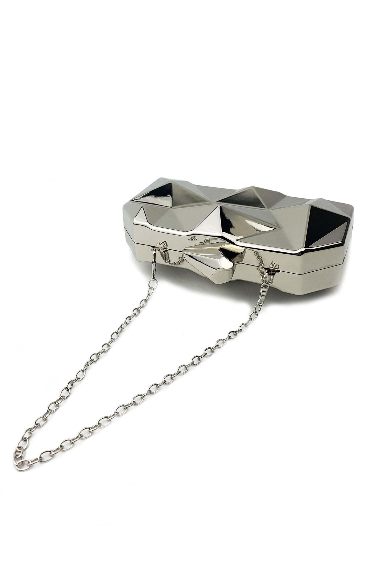 Ada Geometry Glossy Clutch	