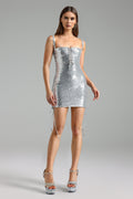 Lelia Sleeveless Sequin Mini Dress	