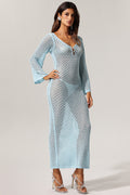 Ellyson Long Sleeves Hollow Out Maxi Dress	