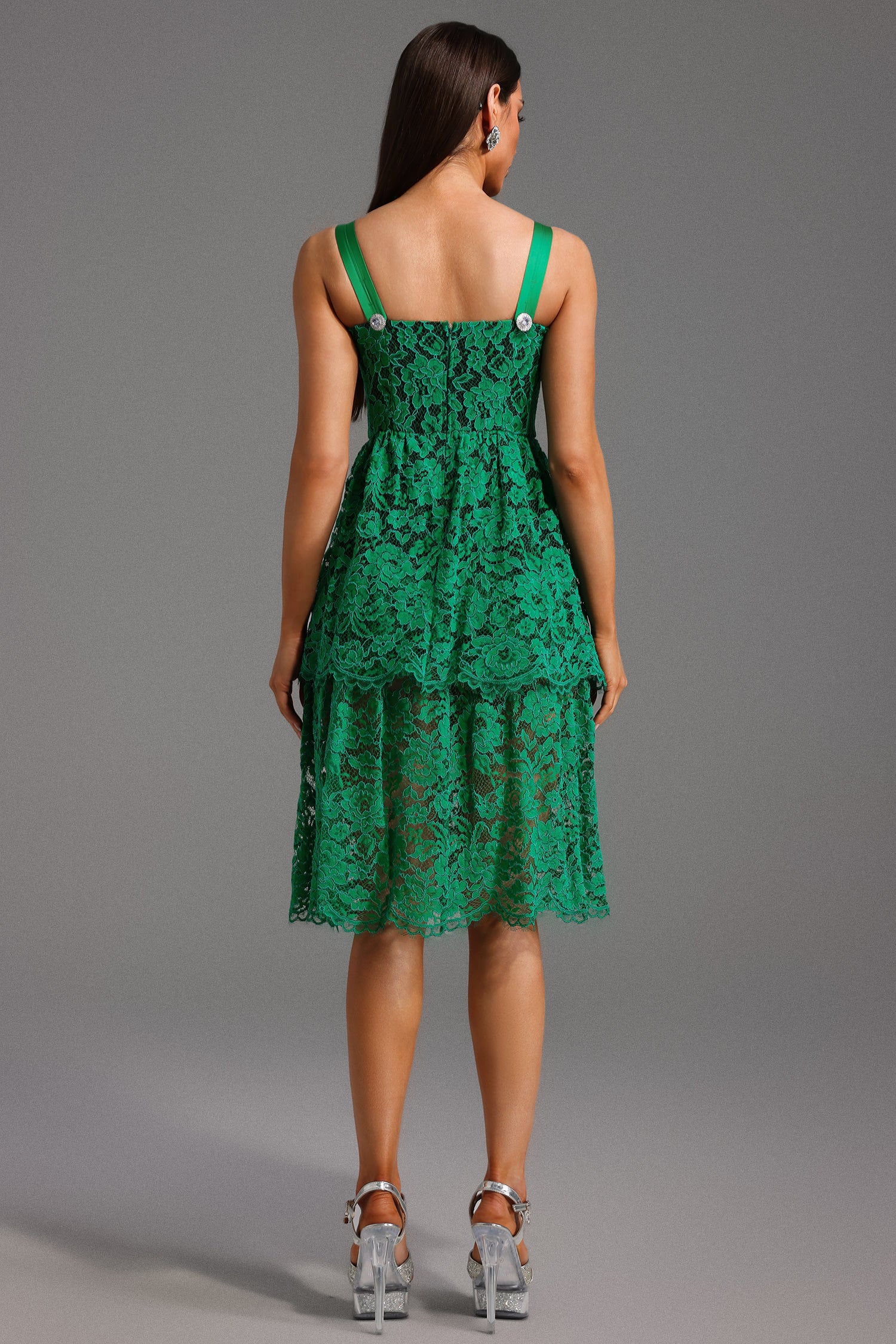 Fabia Sleeveless Lace Mini Dress	