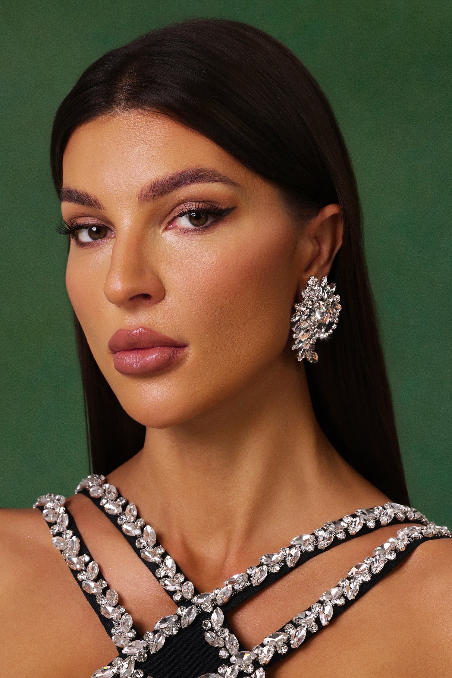 Rebekka Diamond Flowers Earrings	
