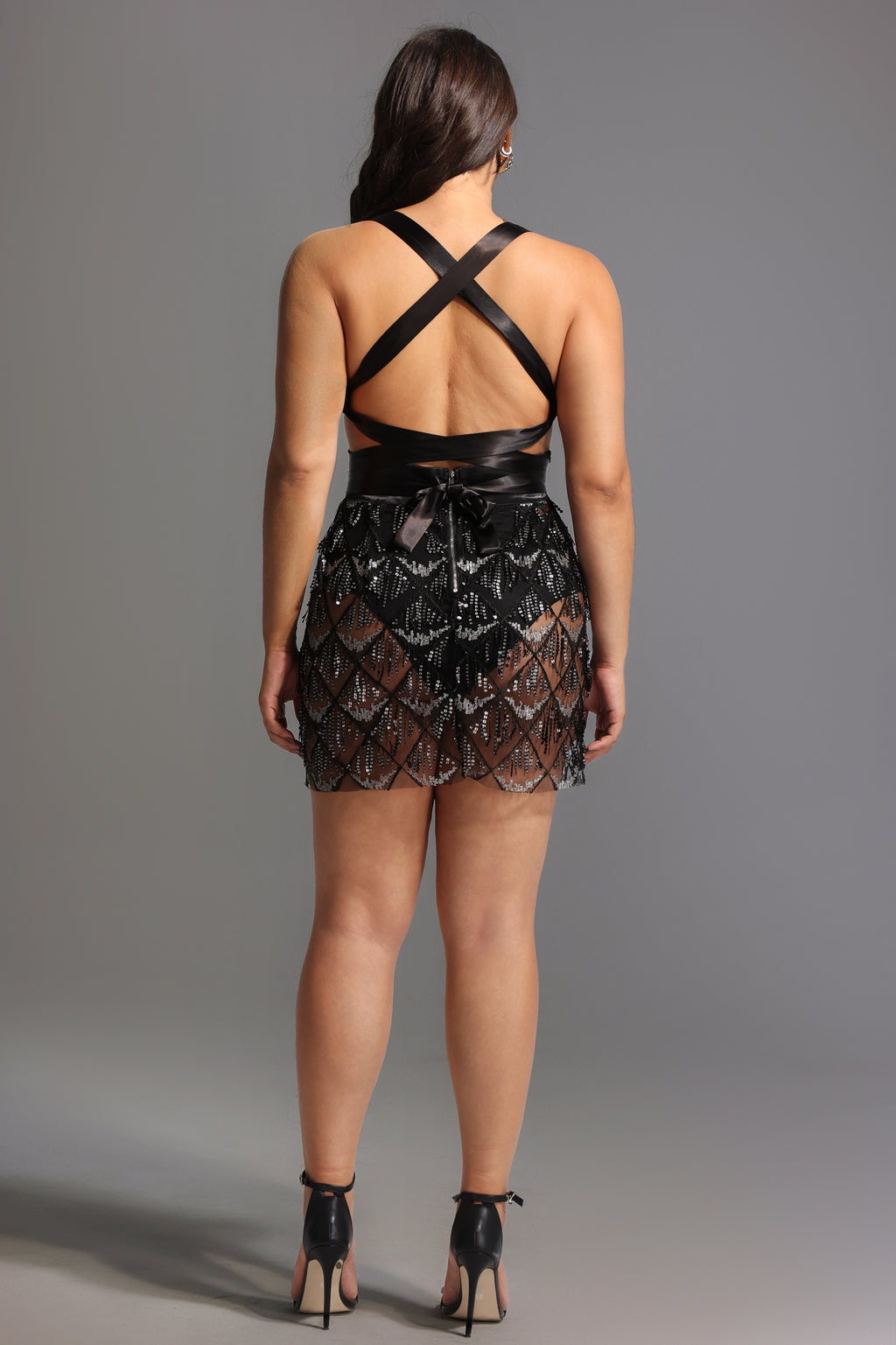 Louisa Mini Dress - Black	