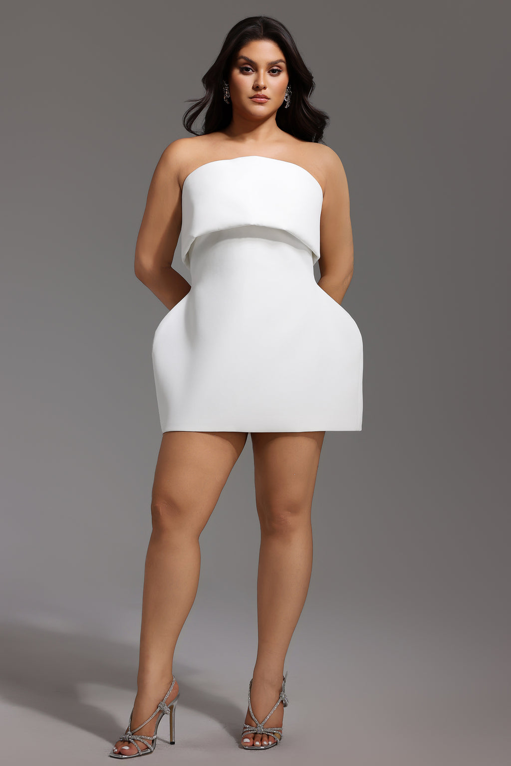 Juju Strapless Sleeveless Mini Dress	