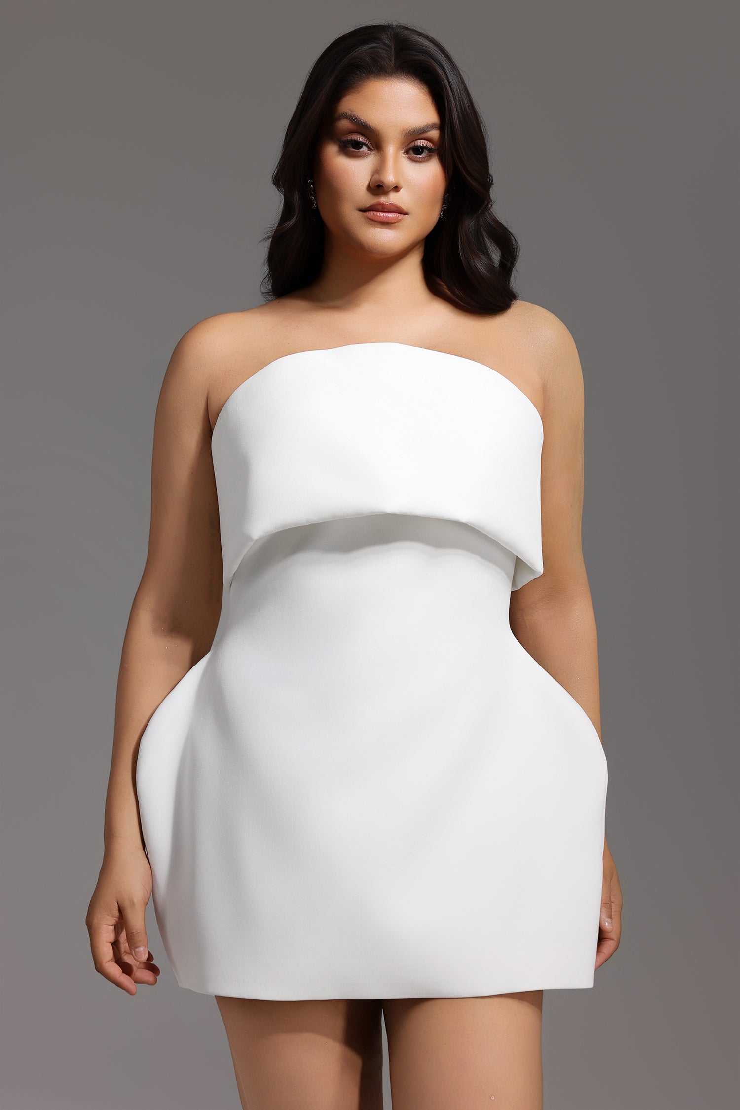 Juju Strapless Sleeveless Mini Dress	