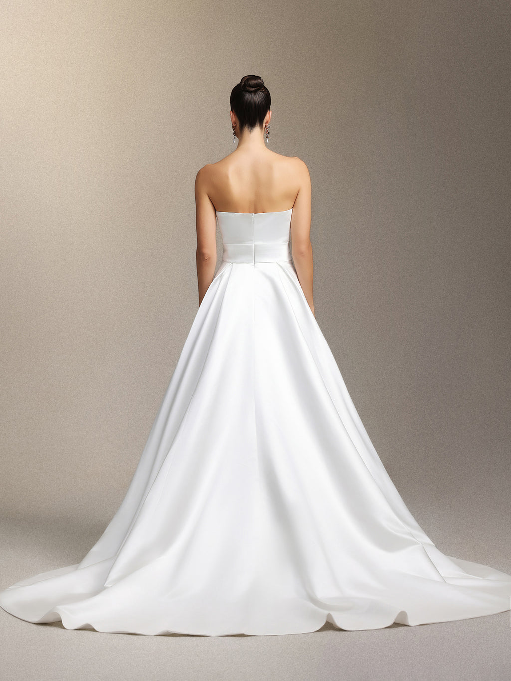Faran Strapless maxi wedding dress	