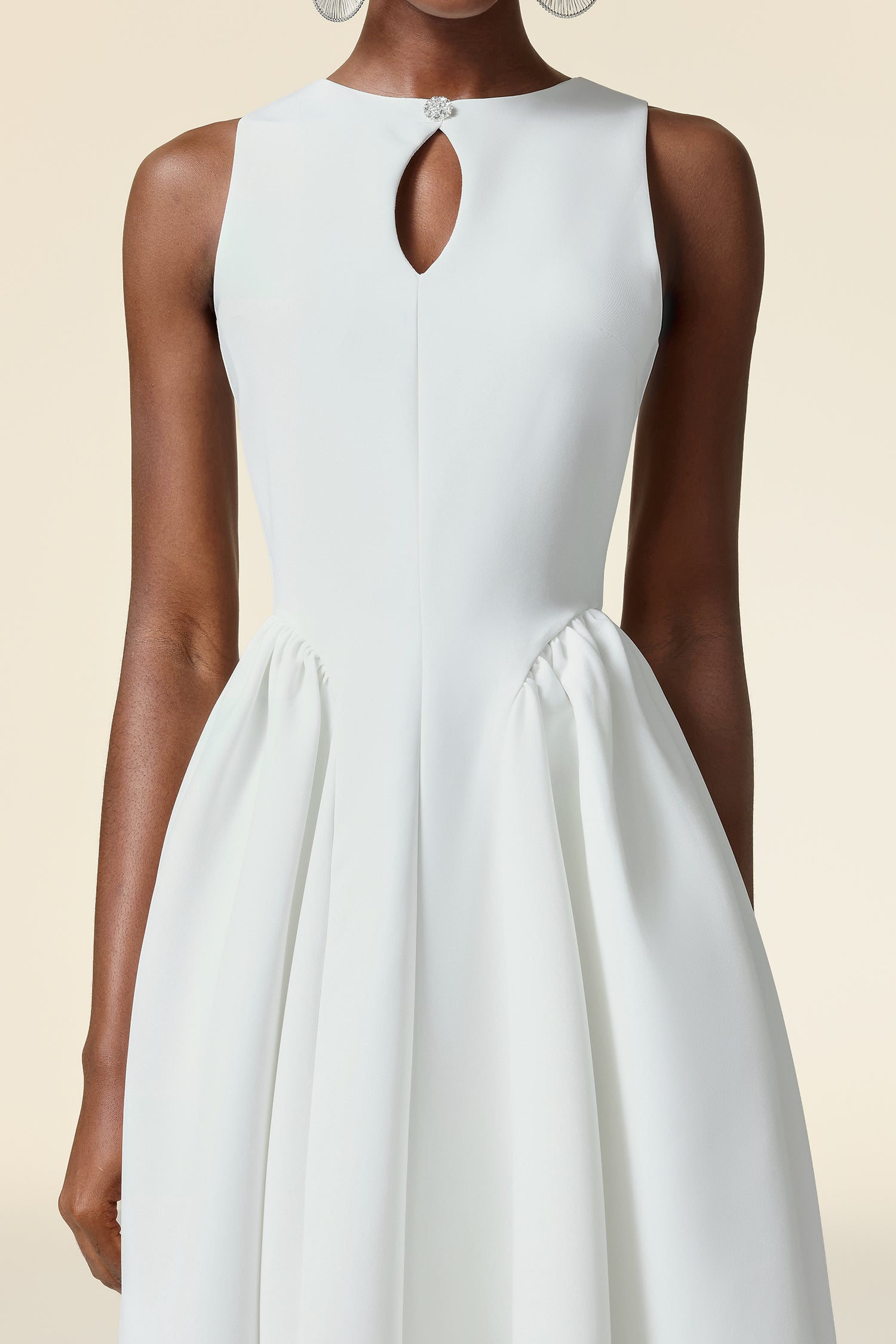 Resber Round Neck Sleeveless Maxi Dress	