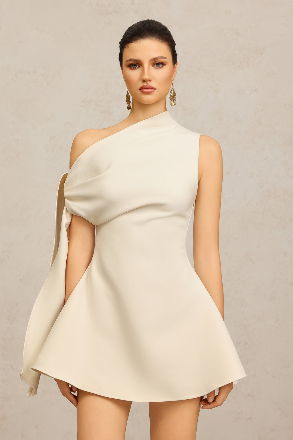 Retale One Shoulder Mini Dress	