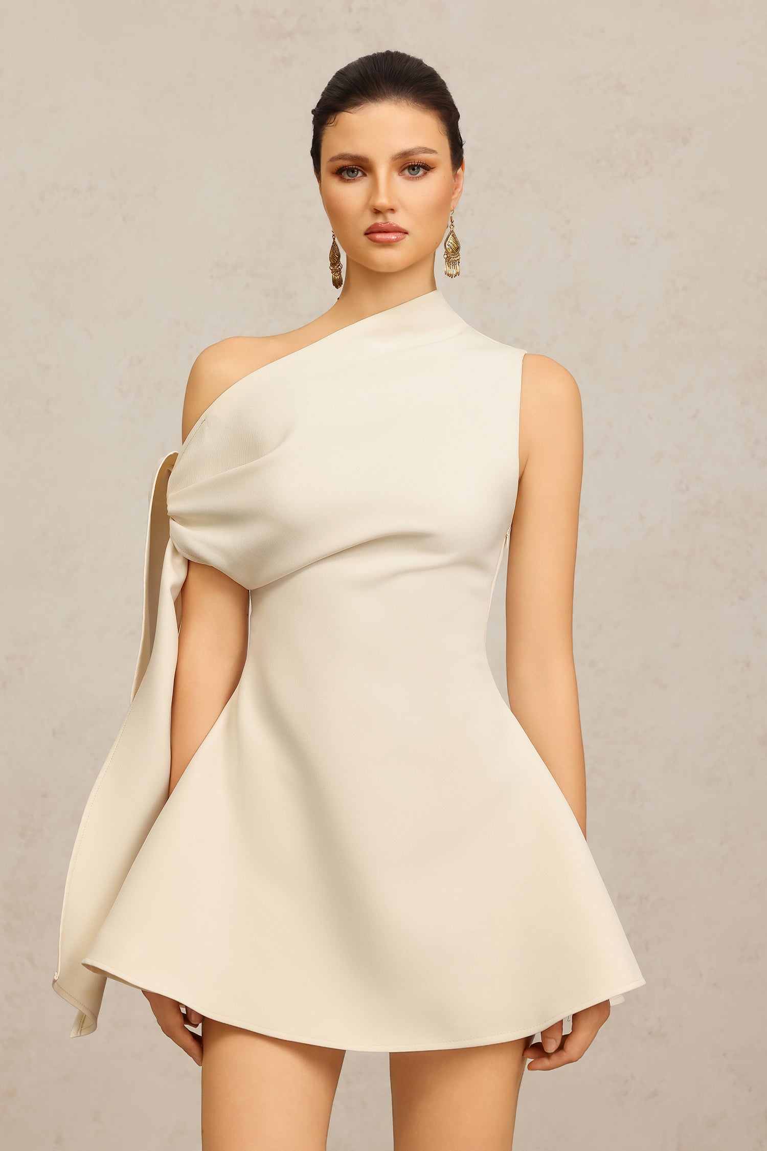Retale One Shoulder Mini Dress	