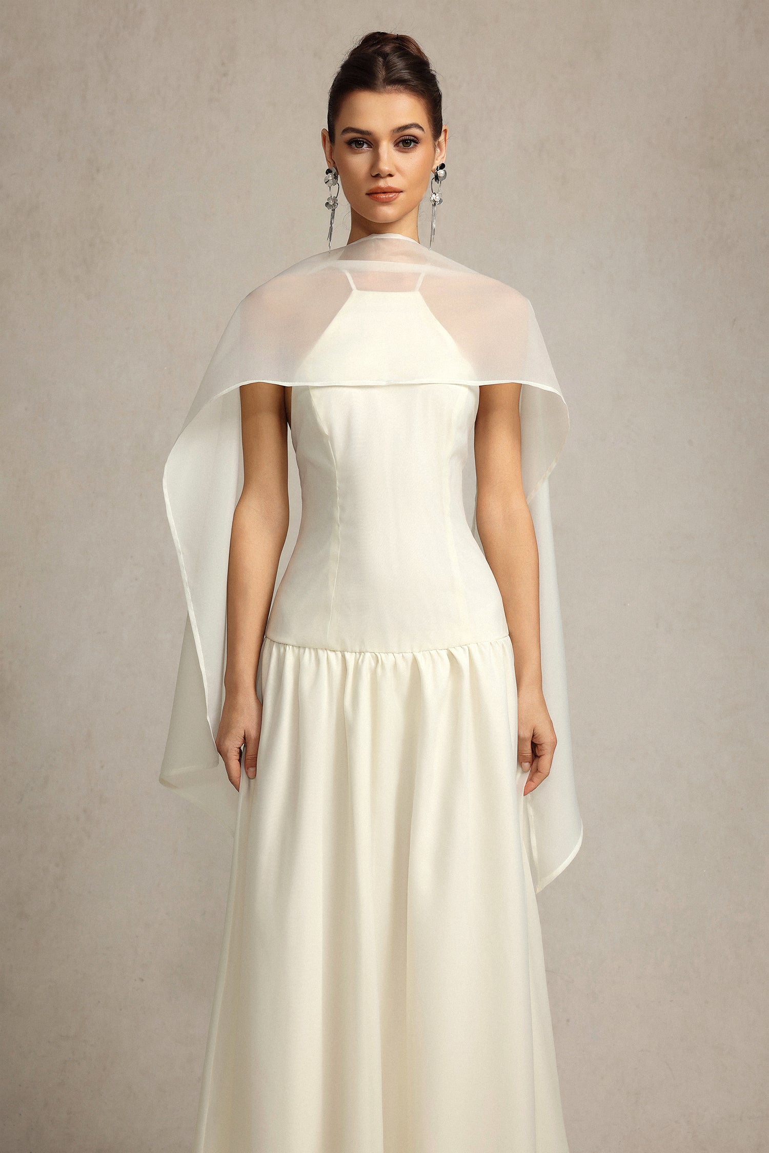 Omega Sleeveless Streamer Maxi Dress	
