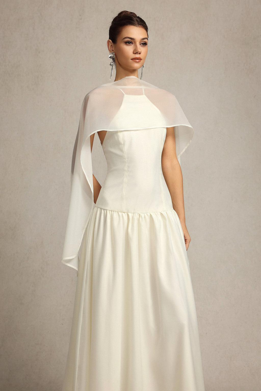 Omega Sleeveless Streamer Maxi Dress	