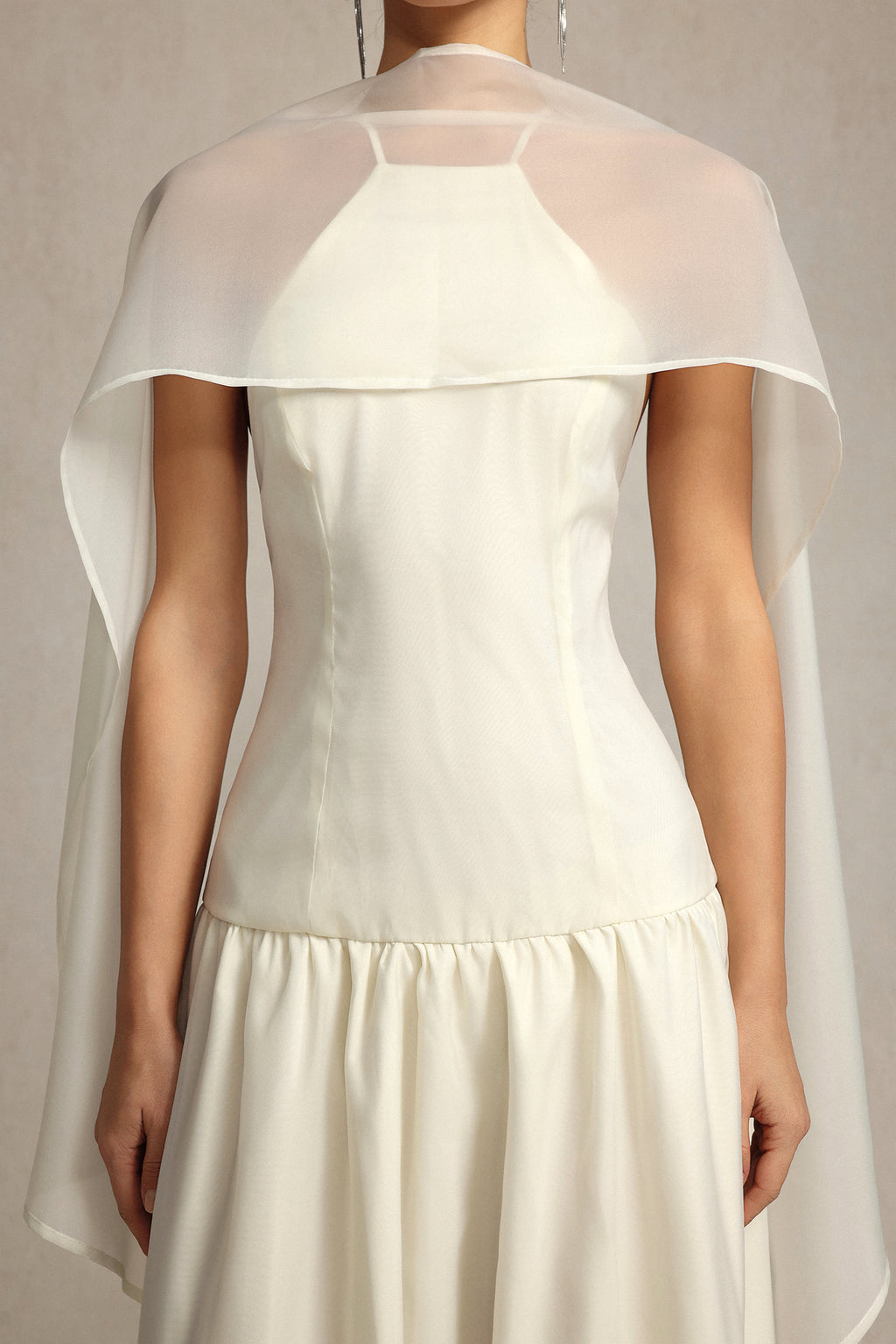Omega Sleeveless Streamer Maxi Dress	