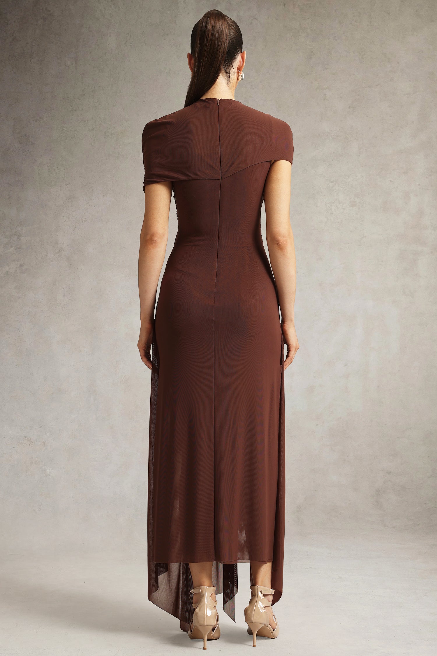 Hayden Braided Tulle Maxi Dress	