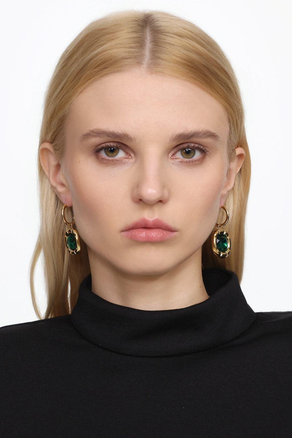 Rania Square Zircon Earrings	