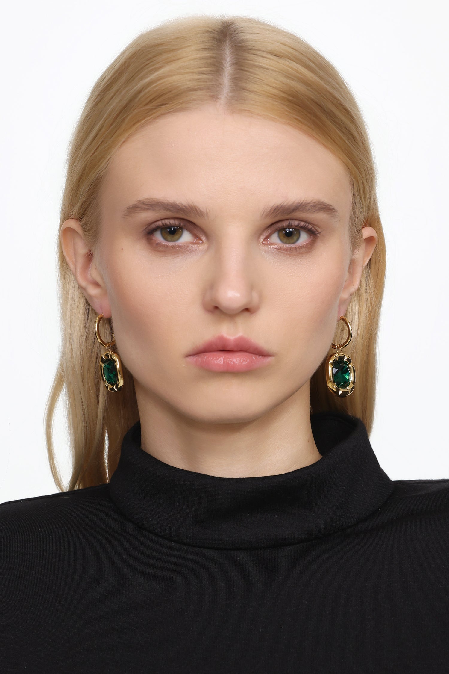 Rania Square Zircon Earrings	