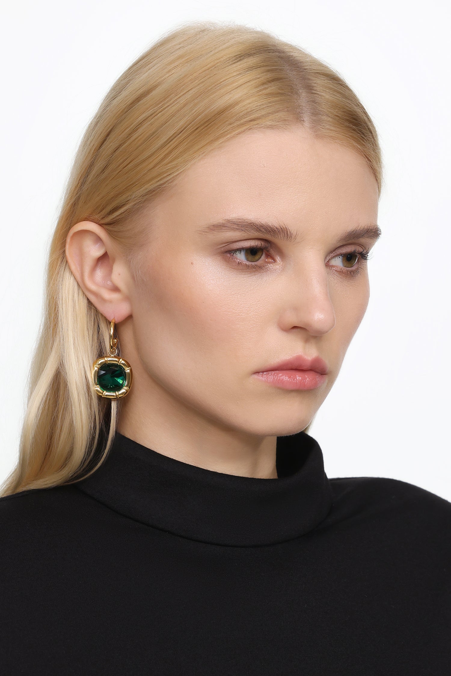 Rania Square Zircon Earrings	