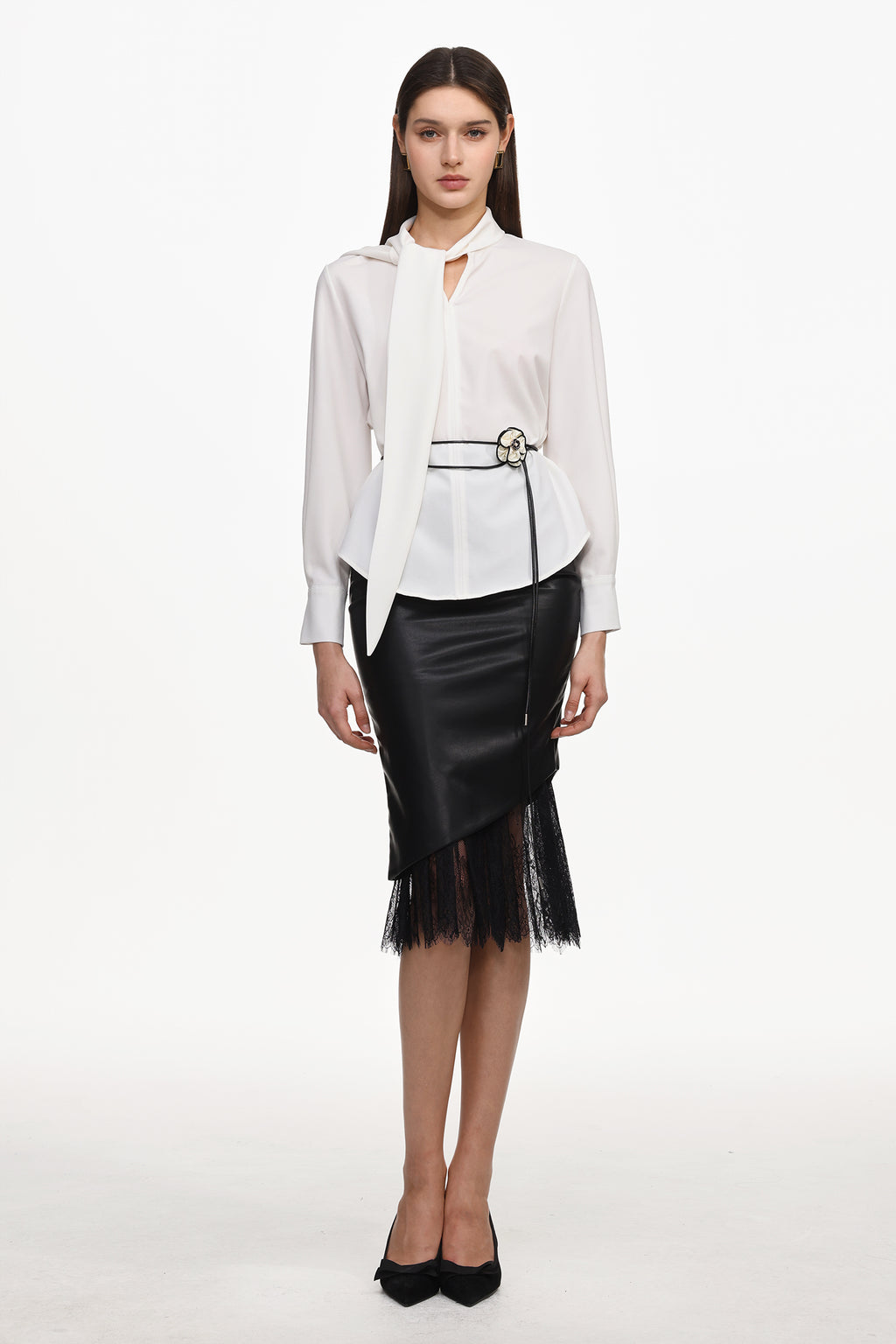 Werza Chic Top And Belt Set	
