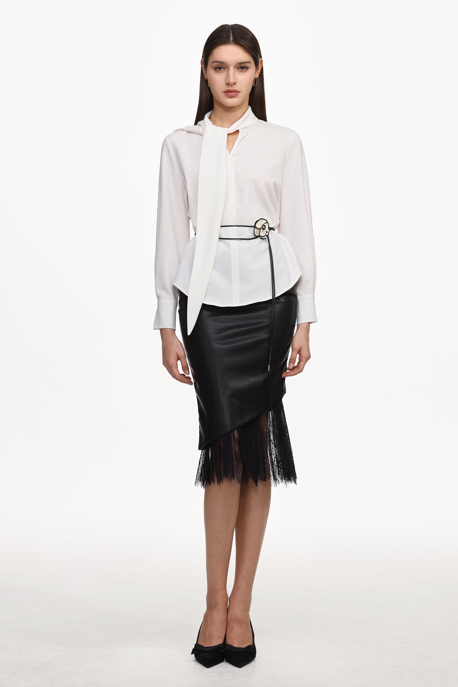 Werza Chic Top And Belt Set	
