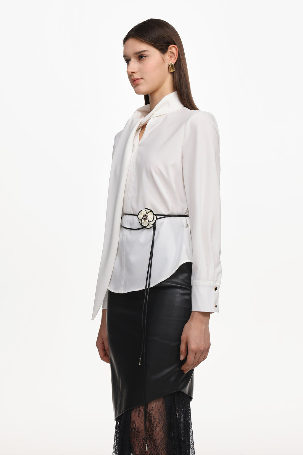 Werza Chic Top And Belt Set	