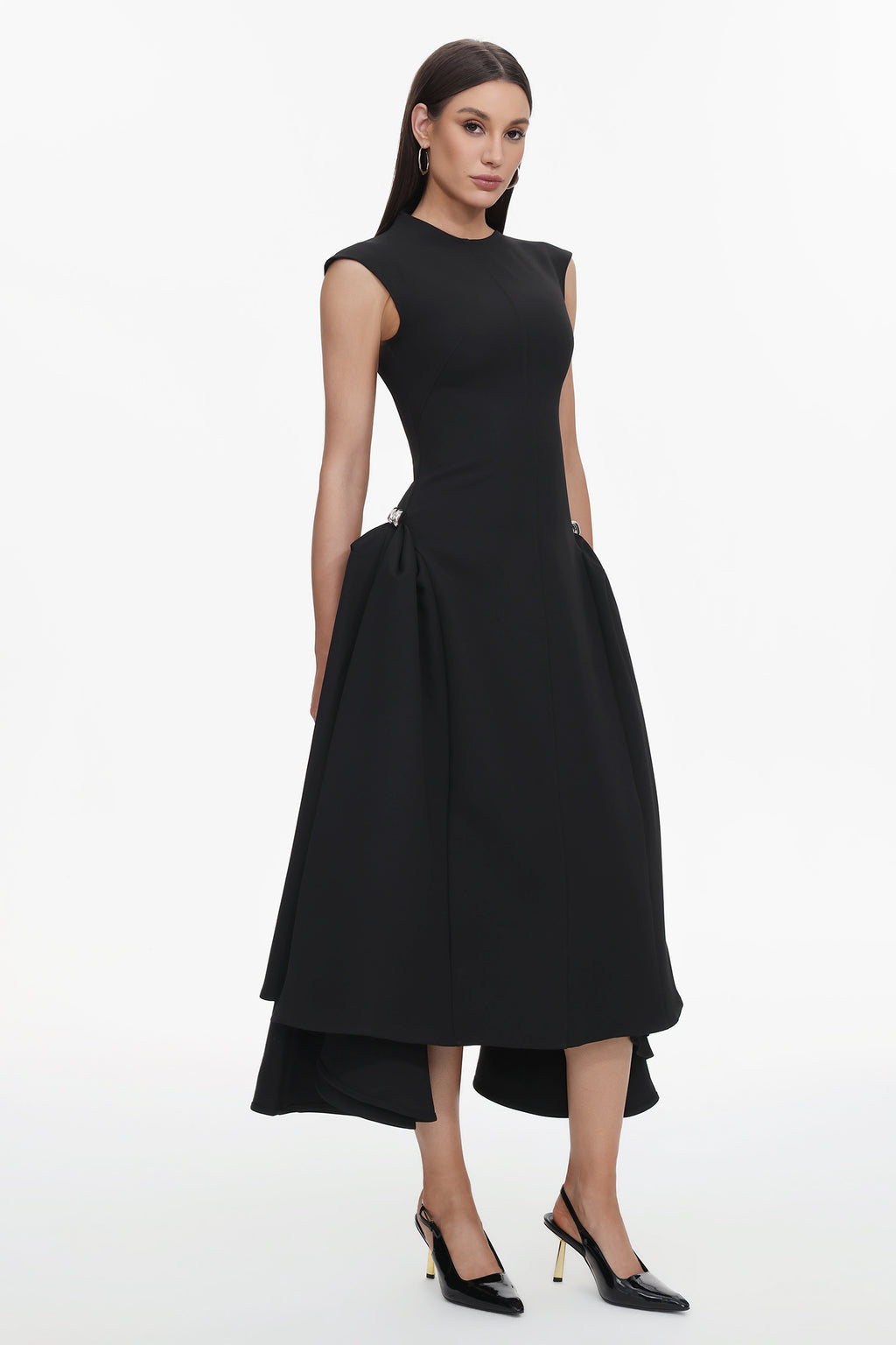 Paca Choker Sleeveless Maxi Dress	