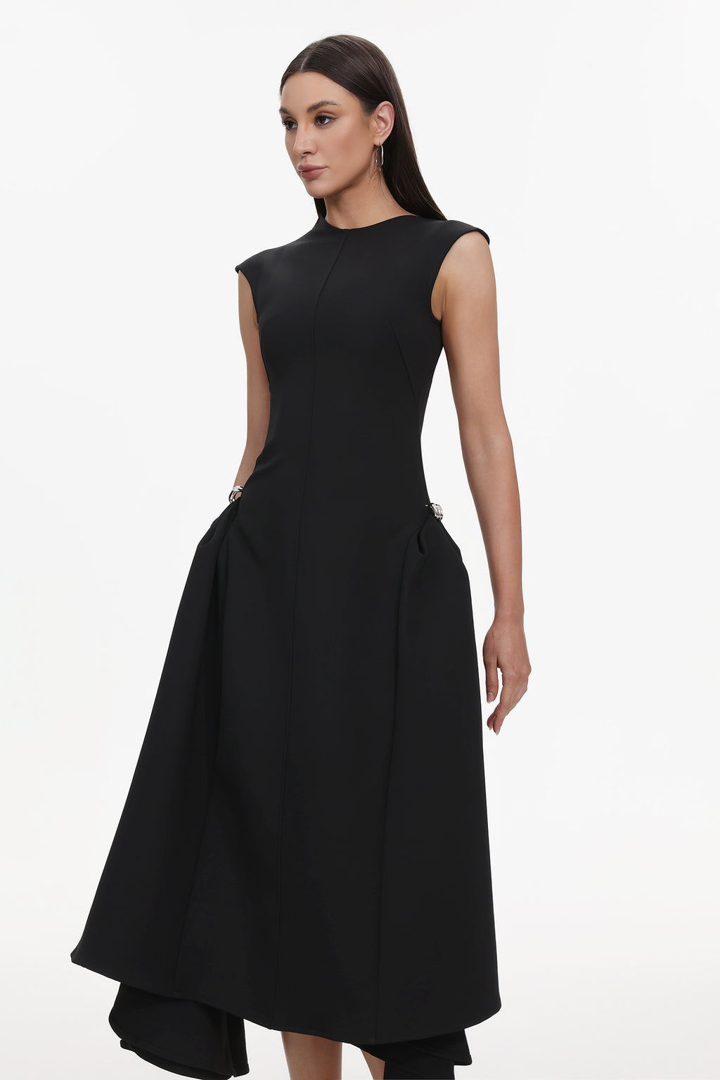 Paca Choker Sleeveless Maxi Dress	