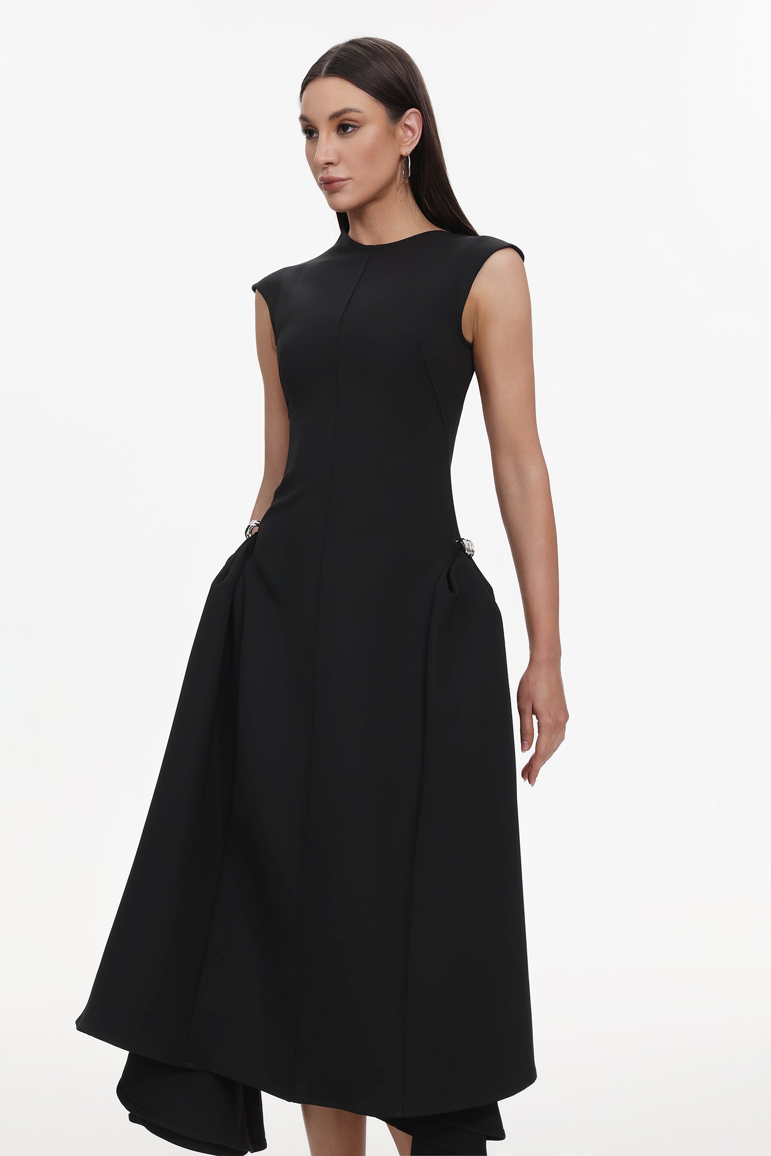 Paca Choker Sleeveless Maxi Dress	