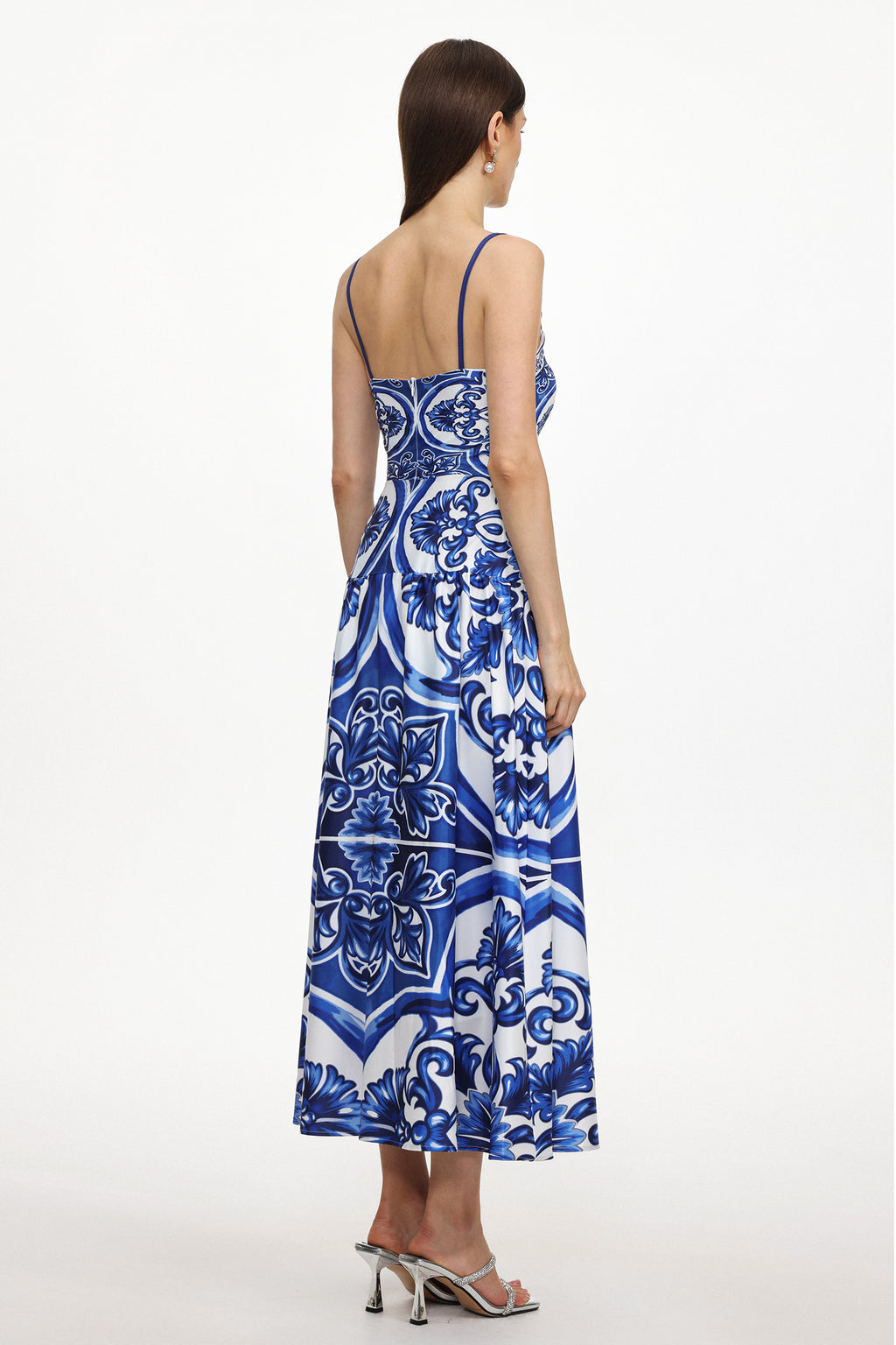 Unico Resort Flowy Sleeveless Floral Print Woven Maxi Dress	