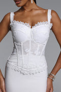 Glenora Classic Contour Lace Flower Corset	