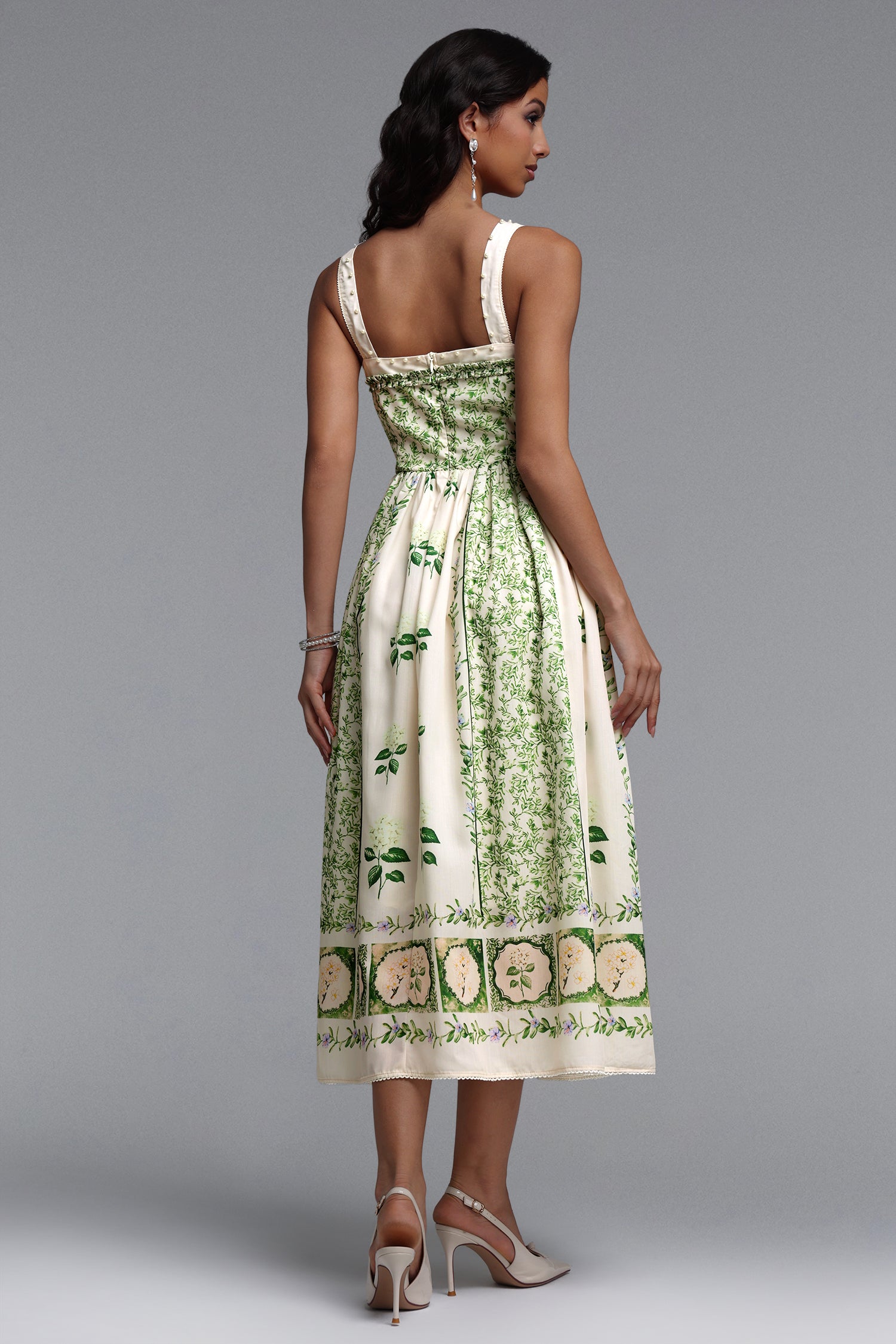 Sloan Resort Flowy Sleeveless Floral Print Woven Maxi Dress	