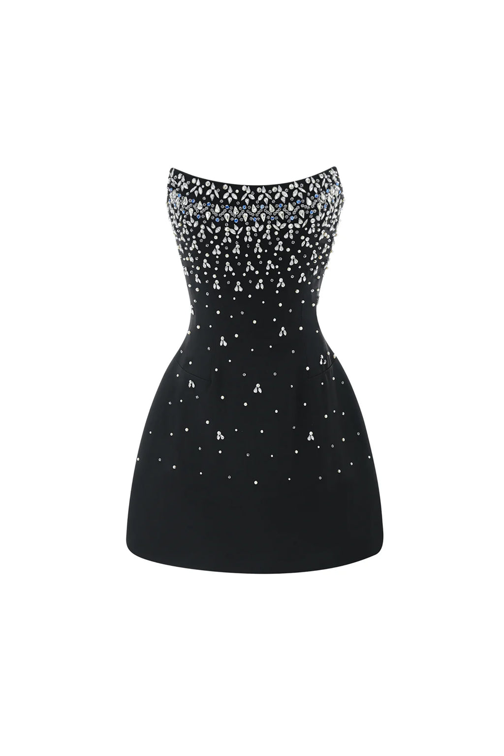 Mavis Strapless Diamond Mini Dress	
