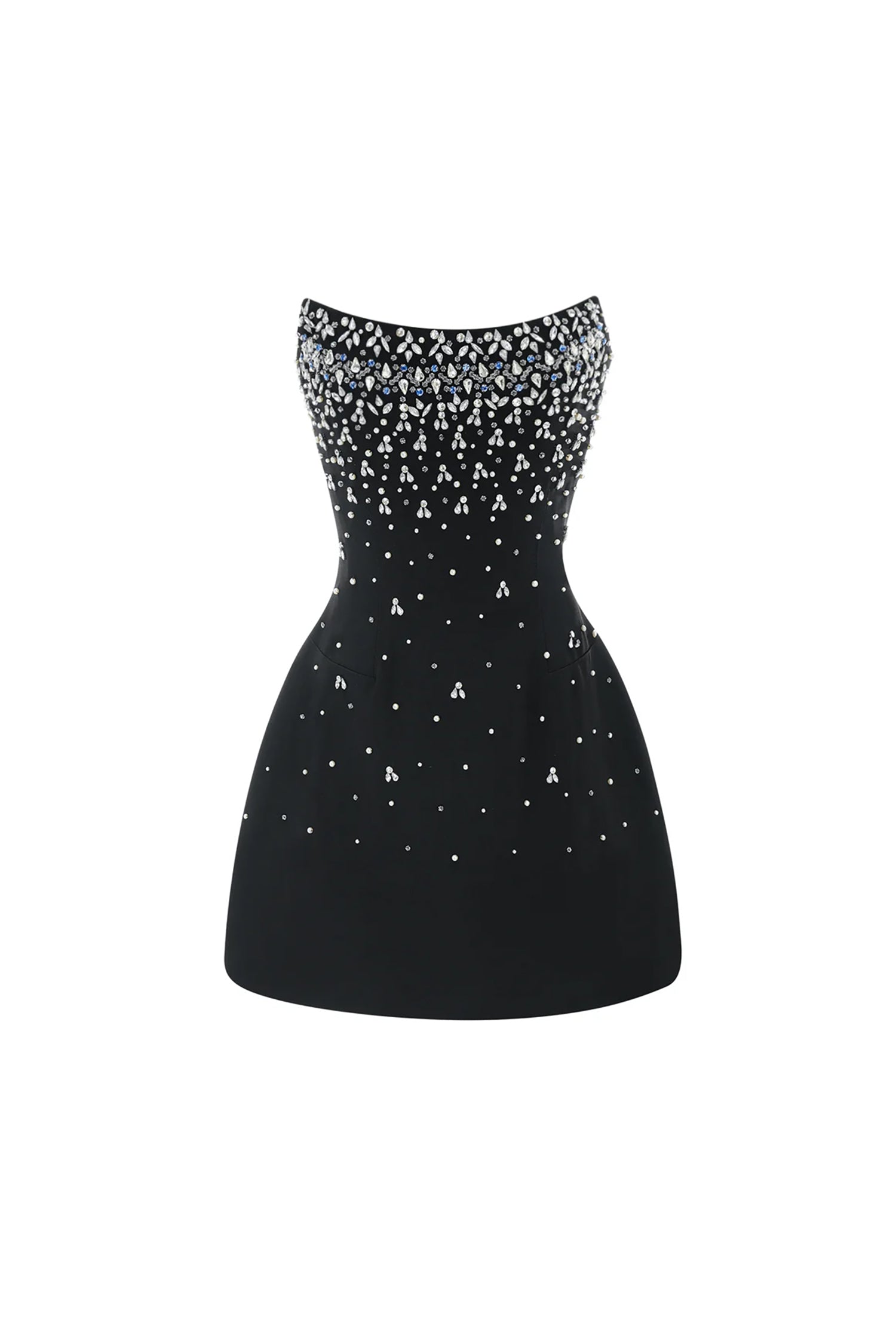 Mavis Strapless Diamond Mini Dress	