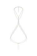 Print Double Decker Diamond Body Chain	