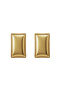 Roche Square Metal Earrings	