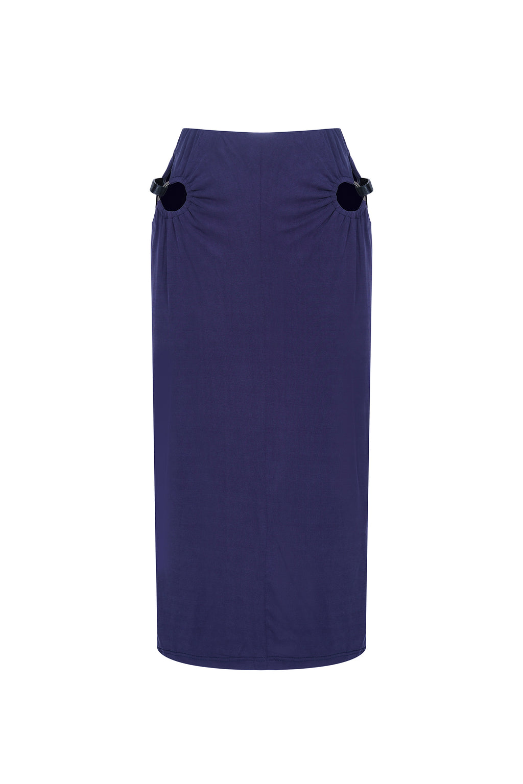 Jelly Cutout Skirt - Navy	