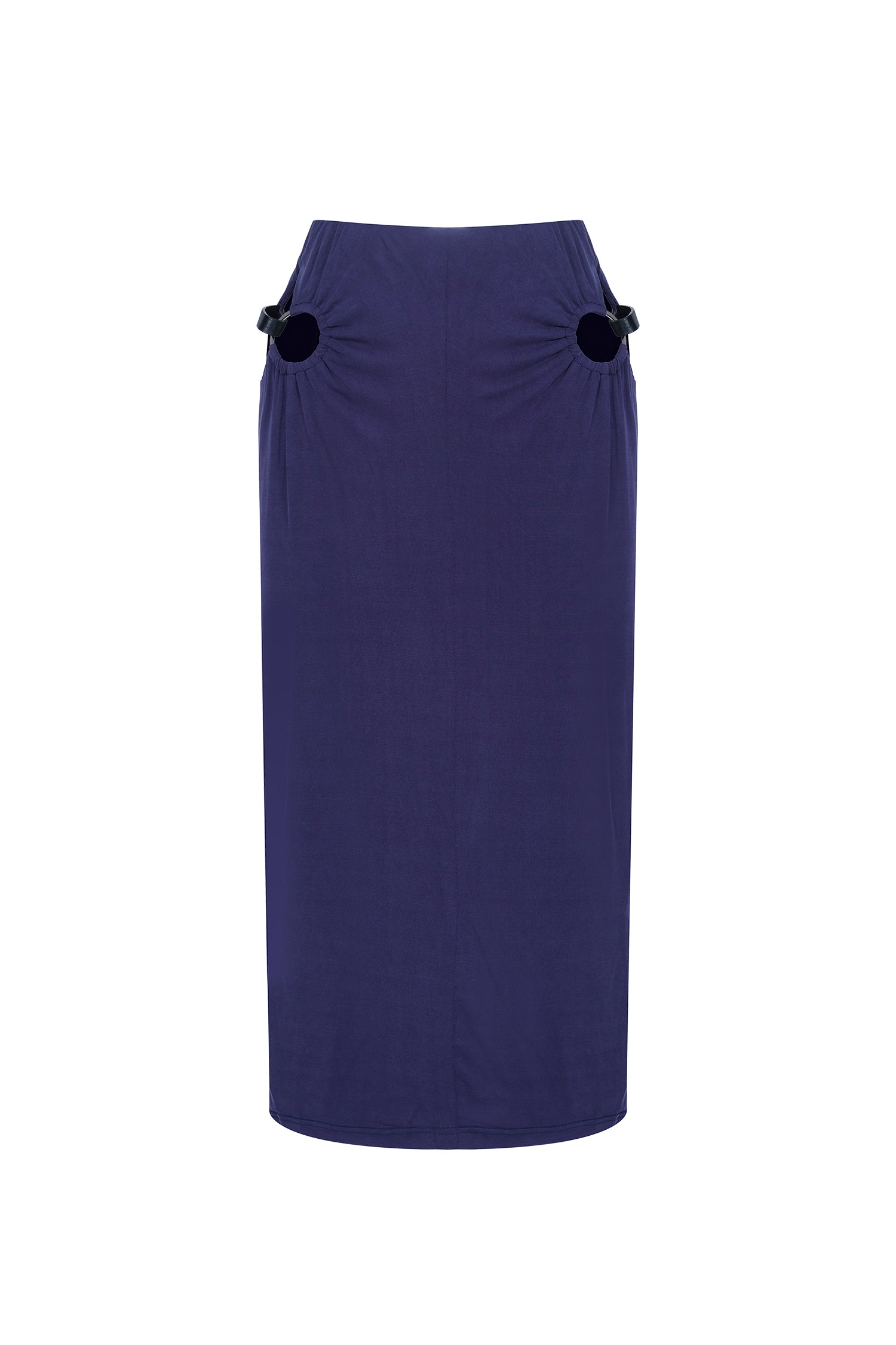 Jelly Cutout Skirt - Navy	