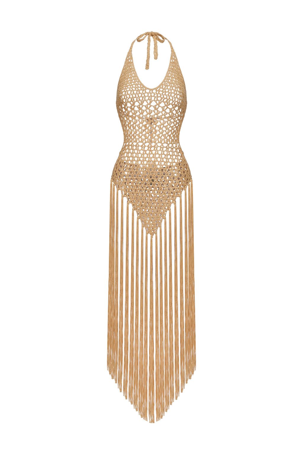 Tesare Tassel Weave Midi Dress	