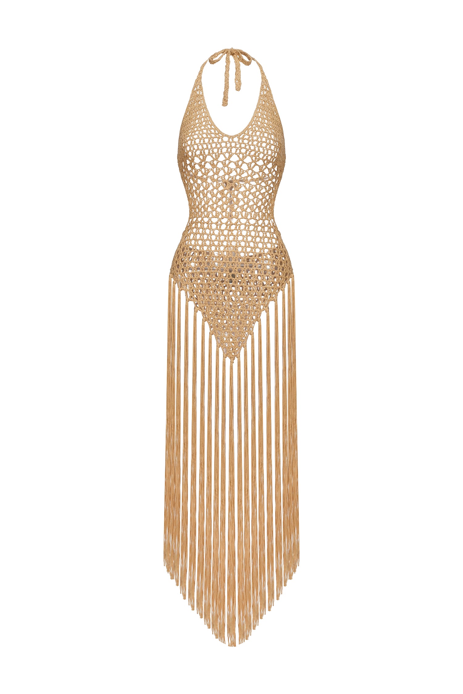 Tesare Tassel Weave Midi Dress	