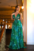 Yoland Printed Embellished Maxi Dress	