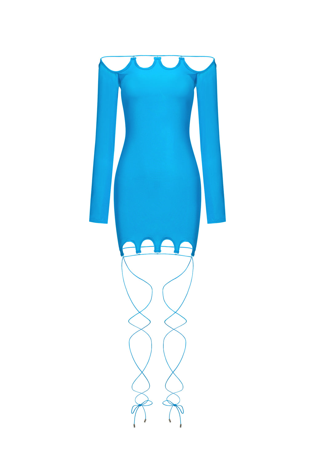 Quana Mini Dress - Blue	