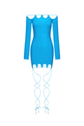 Quana Mini Dress - Blue	