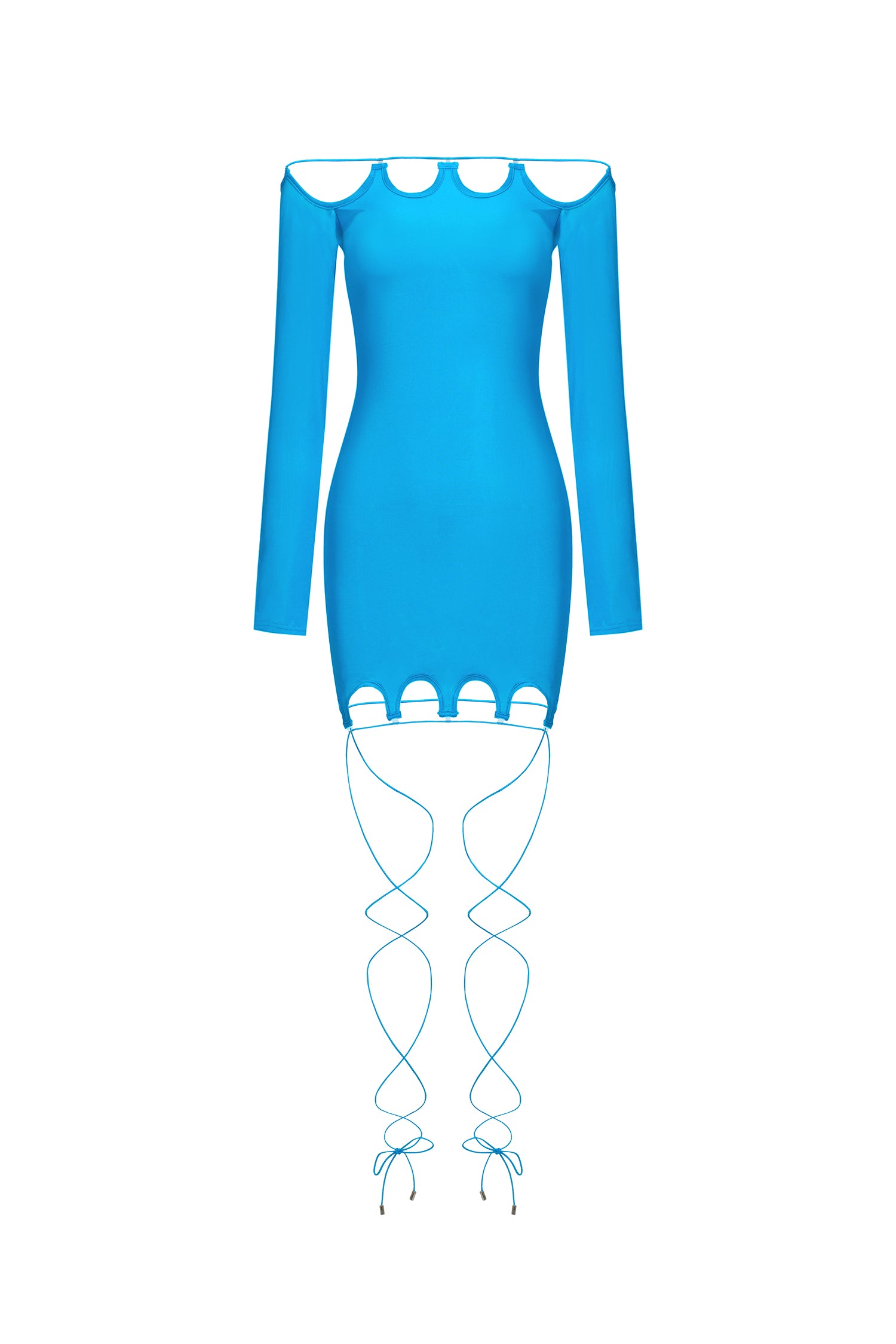 Quana Mini Dress - Blue	