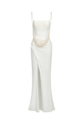 Jayne Pearl Hight Slit Maxi Dress	