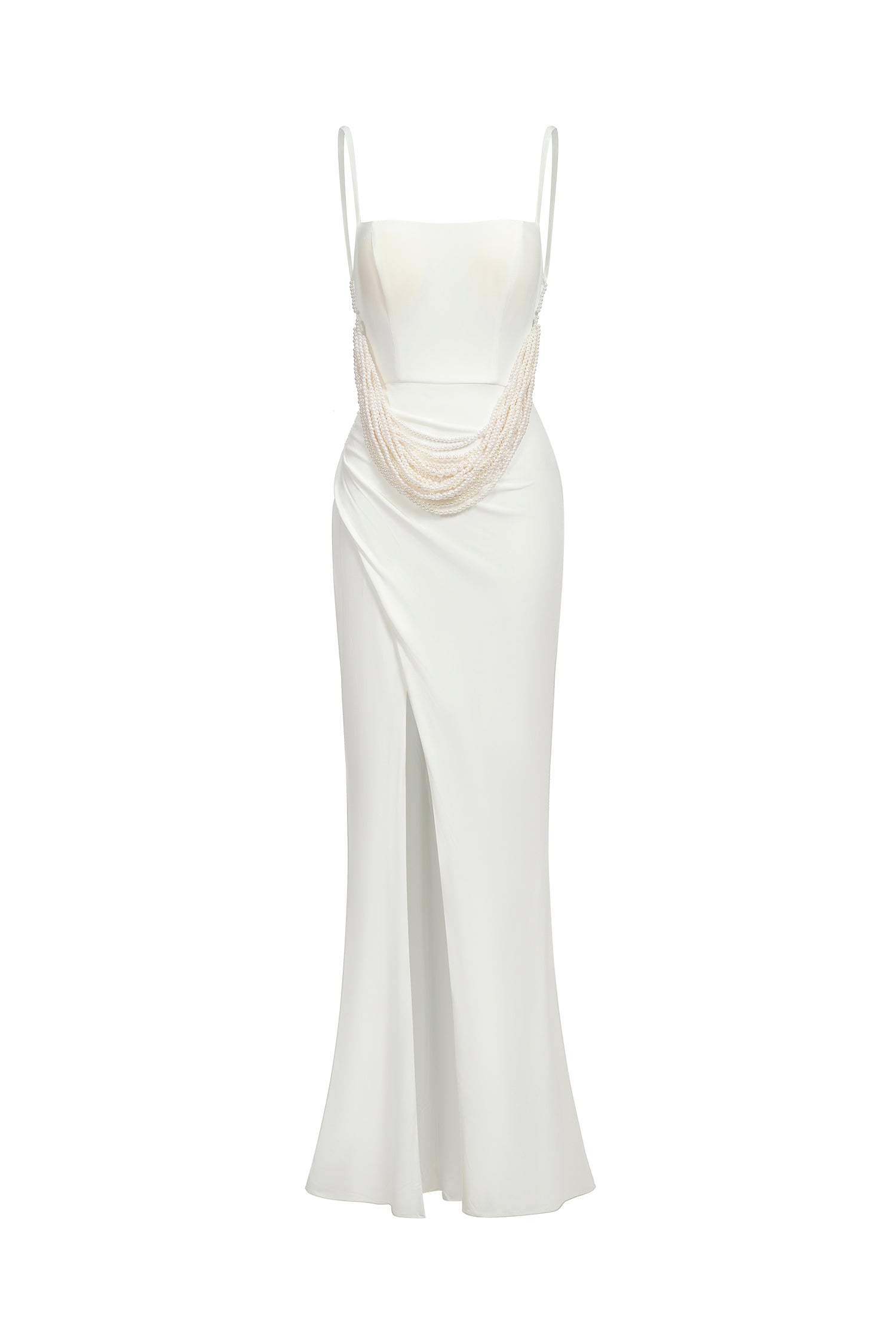 Jayne Pearl Hight Slit Maxi Dress	