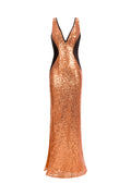 Winifred V Neck Sequins Maxi Dress	