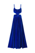 Edmee Velvet Cut Out Maxi Dress	