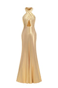 Serena Lace Up Maxi Dress	